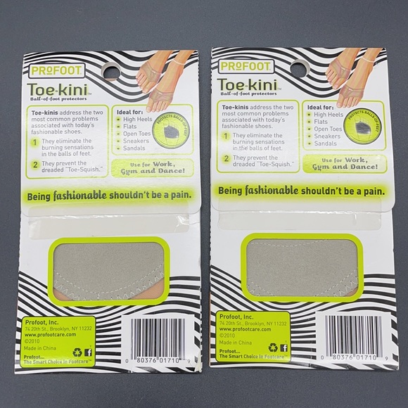 Toekini Accessories 2 Nib Toekini Ball Of Foot Protectors Poshmark